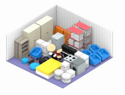 375 sq ft Storage storage unit